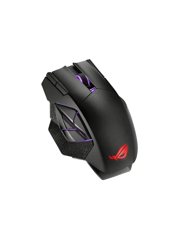 ASUS ROG Spatha X - Gaming mus - Optisk - 12 - Svart med RGB-lys