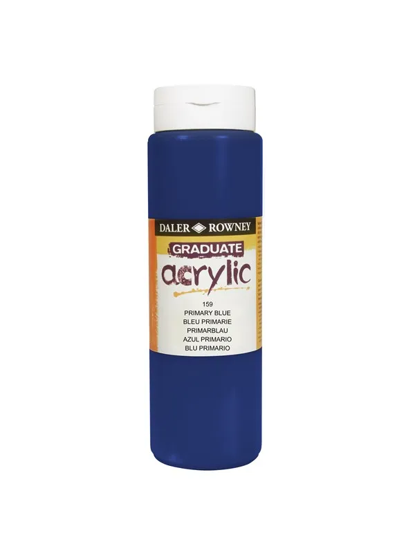 Daler-Rowney Graduate Acrylic 500 ml Primary Blue