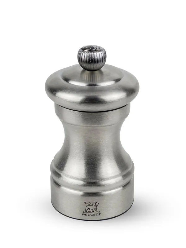 Peugeot Bistro Salt Mill in Stainless Steel 10 cm