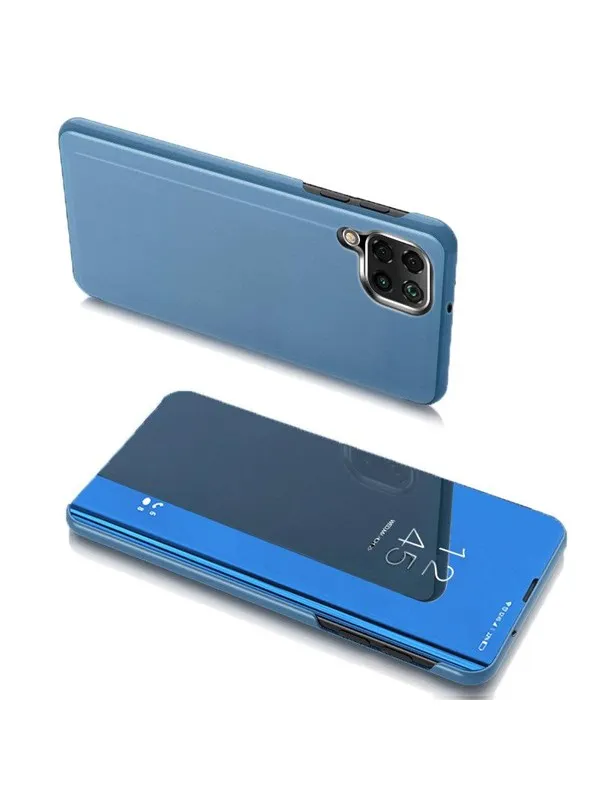 Hurtel Clear View Case Cover for Samsung Galaxy A22 4G Blue