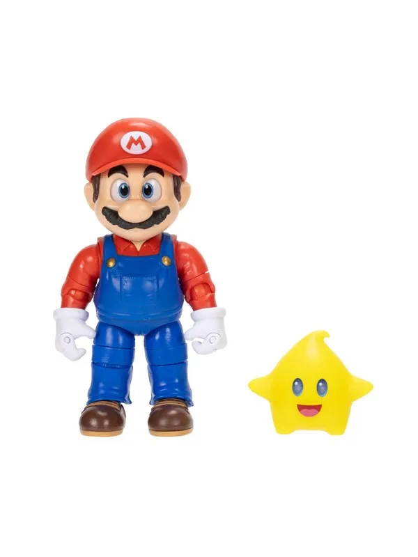 Jakks The Super Mario Galaxy Movie - Mario with Luma Star Action Figure 12 cm