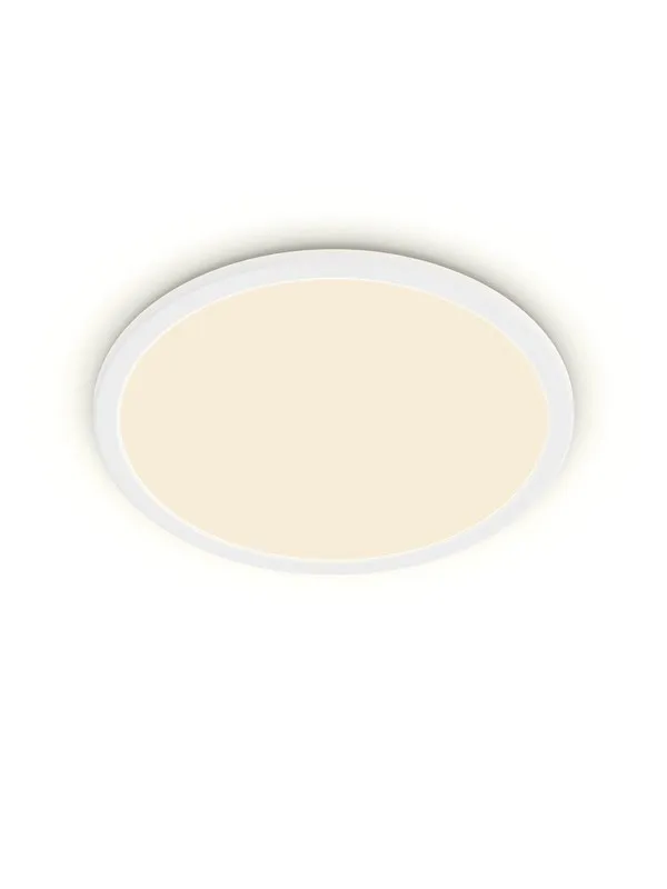 Philips Superslim CL550 Ceiling lamp Ø250 mm LED 15W 2700K SceneSwitch IP44, White
