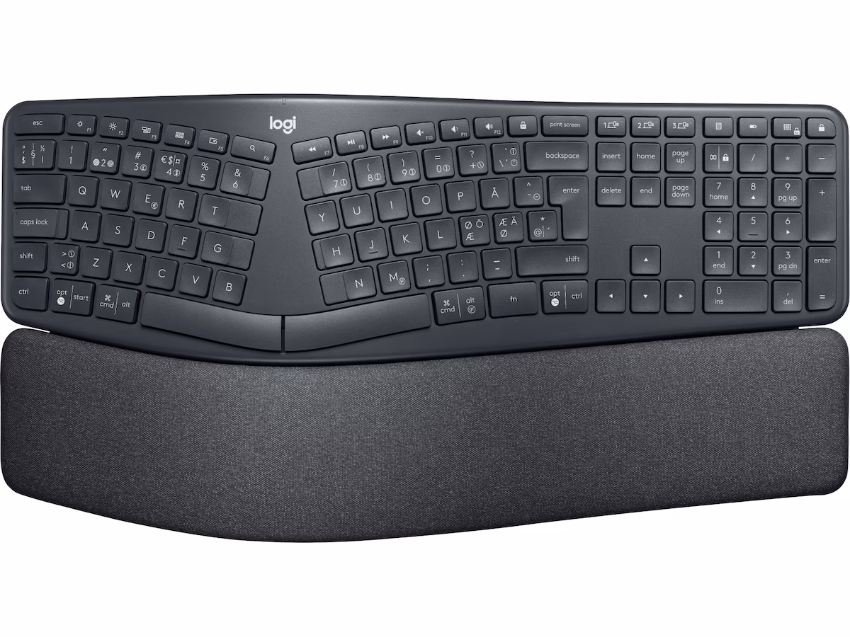 Logitech ERGO K860 Trådløs Tastatur