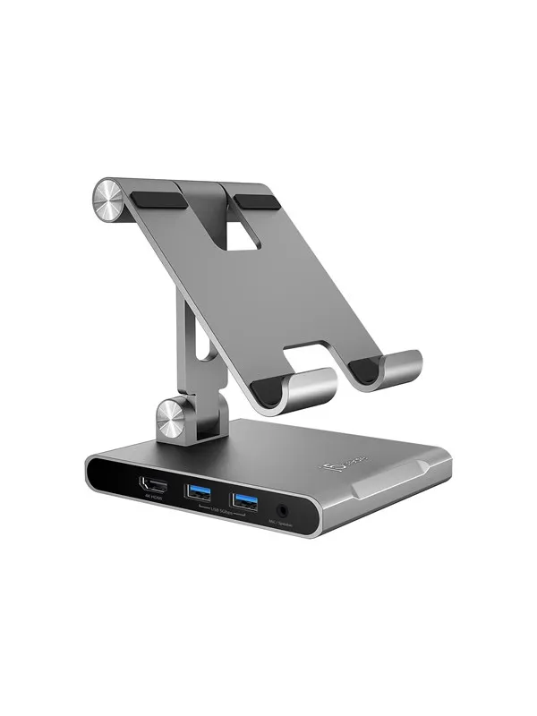 j5create JTS224-N - Multi-Angle Stand with Docking Station for iPad Pro