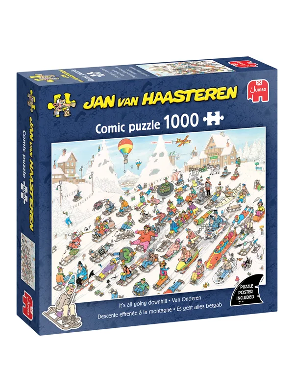 Jan van Haasteren It's All Going Downhill(1000) Gulv