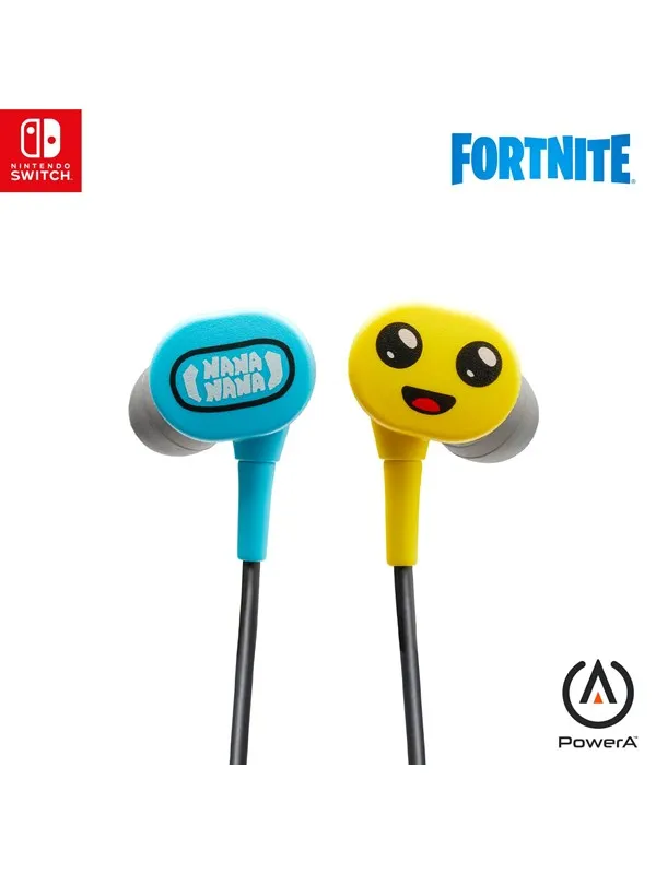 PowerA Wired Earbuds for Nintendo Switch - Peely - Wired Headset - Nintendo Switch
