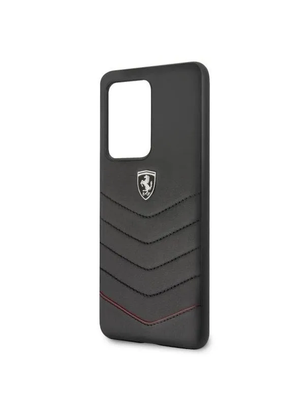 Ferrari Heritage Quilted Case for Samsung Galaxy S20 Ultra - Black