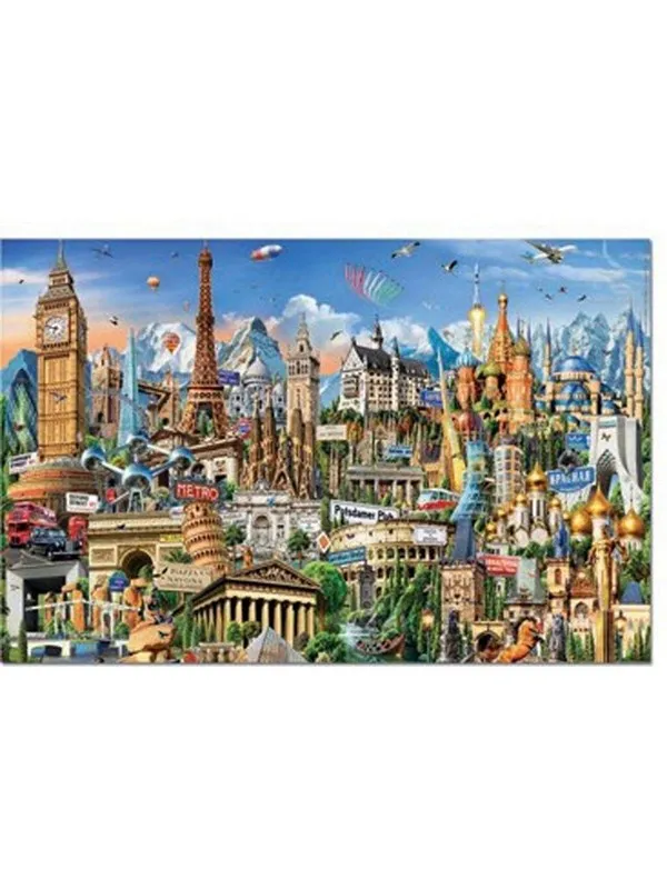 Educa Miniature 1000 Symbols Of Europe