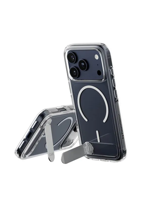 CARE by PanzerGlass Feature Case Transparent w. Kickstand & MagSafe iPhone 17 Pro