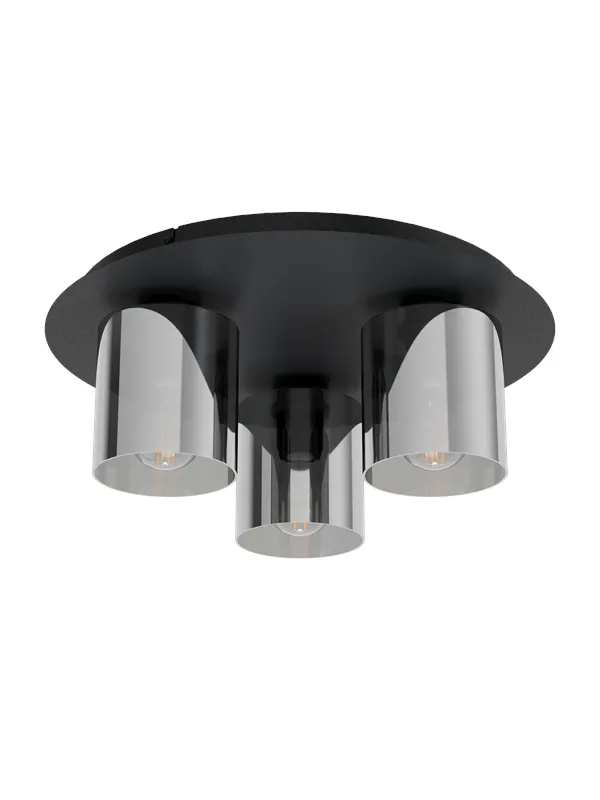 EGLO GOROSIBA 1 ceiling lamp black