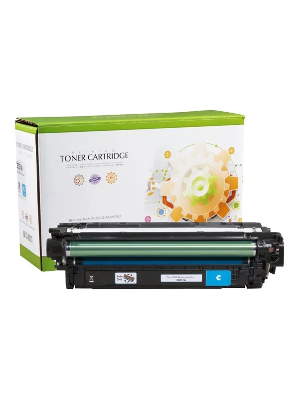 Static Control - cyan - remanufactured - toner cartridge (alternative for: HP CF031A)