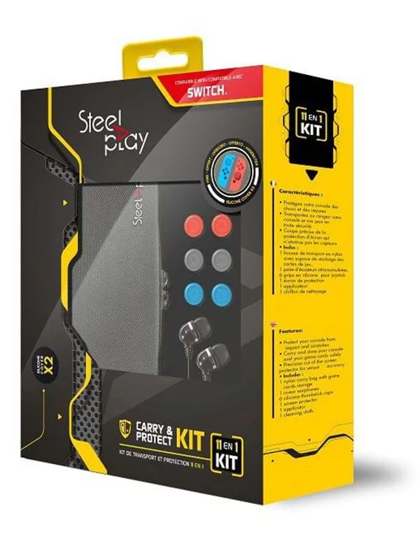 Steelplay Carry & Protect 11 in 1 for Switch - Miscellaneous Tilbehør til spillkonsoll - Nintendo Switch