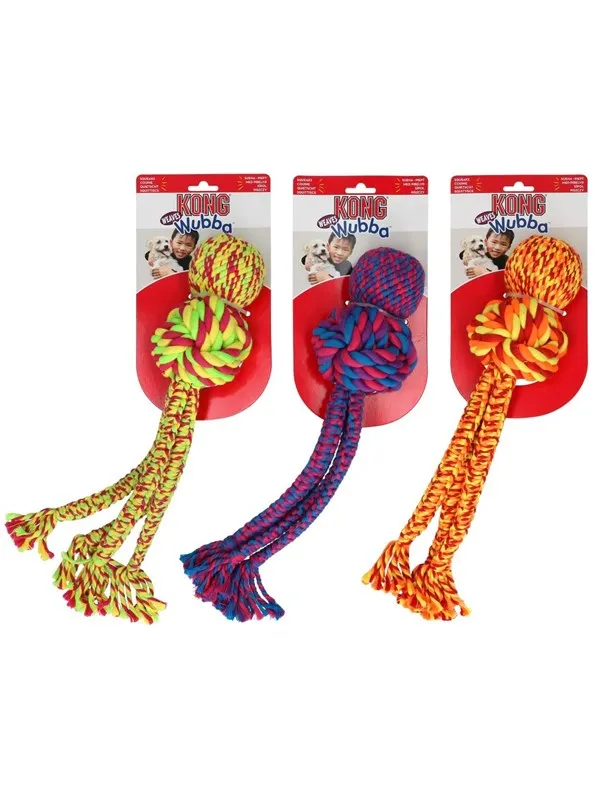 KONG Kong Wubba Weaves w/Rope L