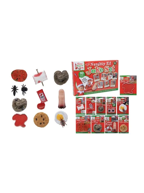 Elves Behavin' Badley Naughty Elf Box of 10 Jokes