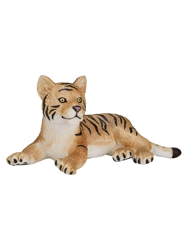 Mojo - Wildlife Tiger Cub Lying Down
