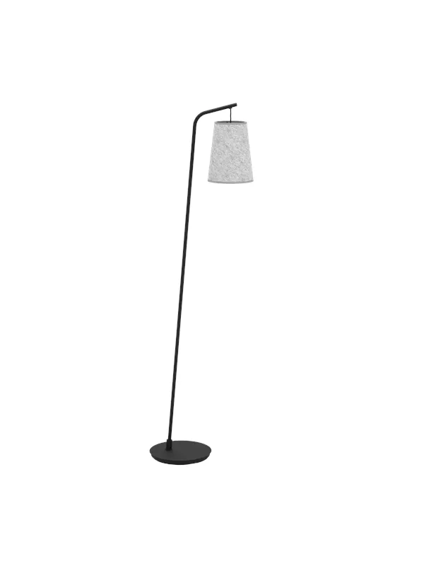 EGLO ALSAGER floor lamp black/grey