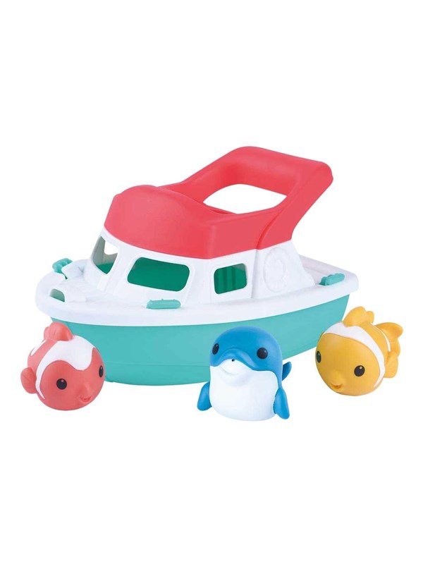 Playgo Bath Set Boat with Spray Figures - 4pcs.