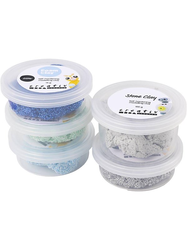 Creativ Company - Stone Clay Mix Blue and Green Harmony