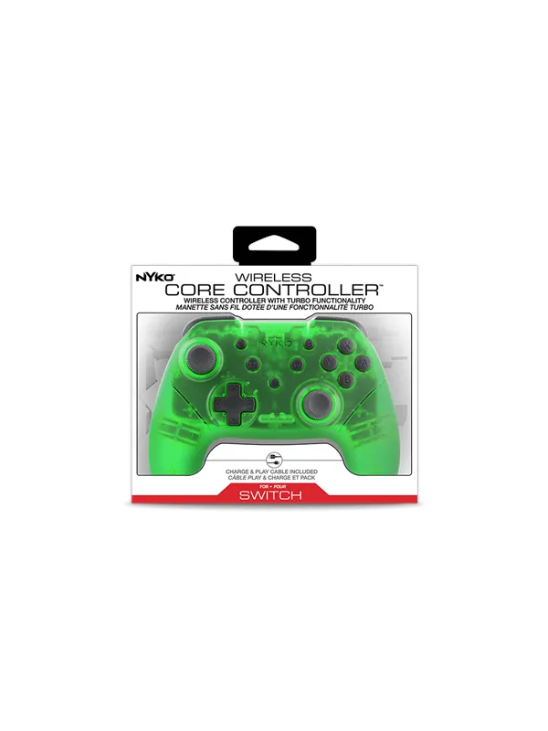 Nyko Wireless Core Controller (Green) for Nintendo Switch - Wired Controller - Android