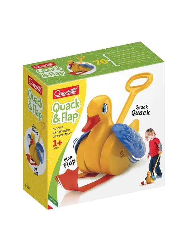 Quercetti Quack & Flap Walk-Along-Duck