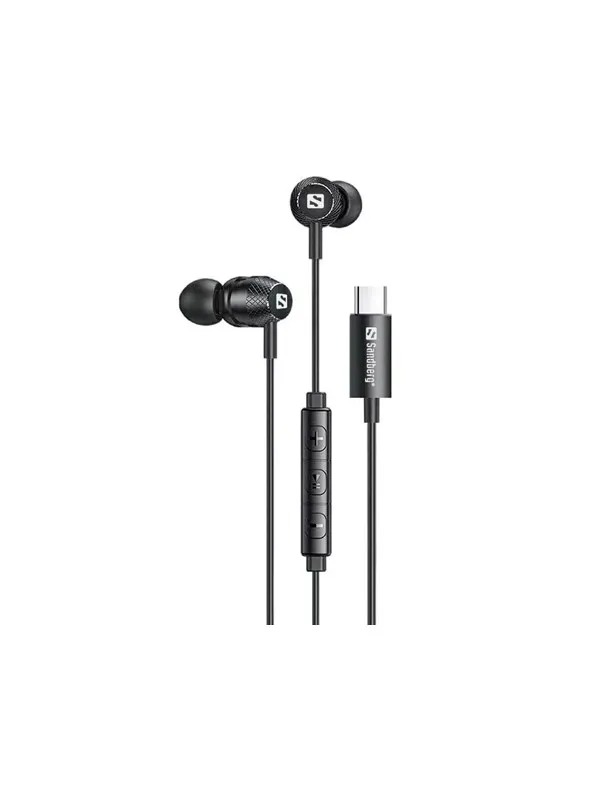 Sandberg USB-C/A In-Earset with Line-Mic