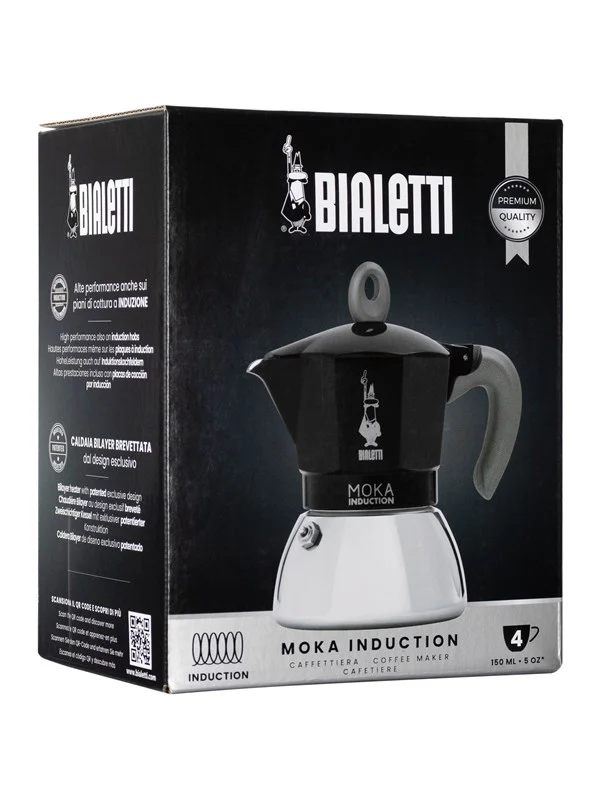 Bialetti Moka Induction 2.0 - 4 cups