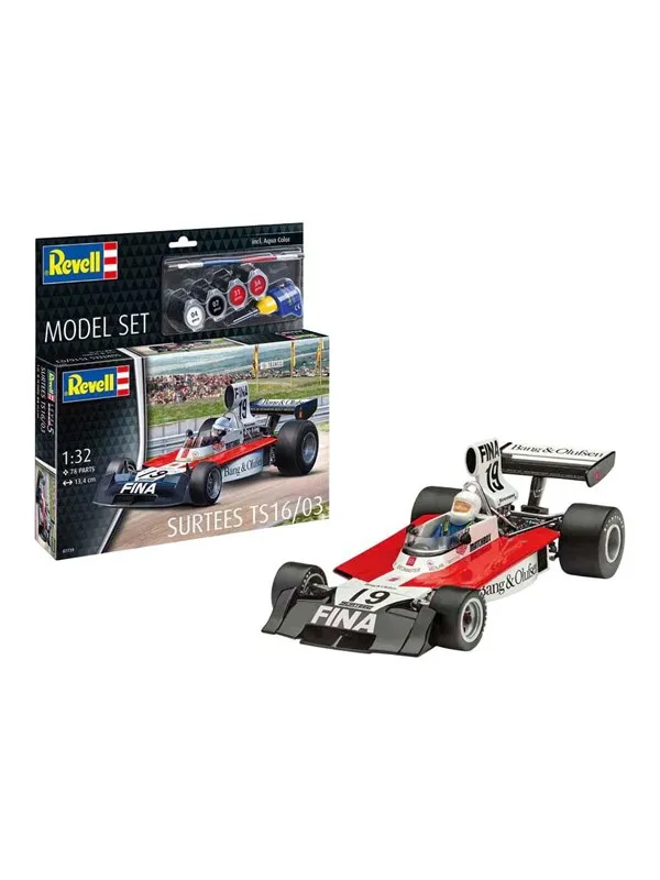 Revell Model Building Kit - Surtees TS16/03 Formula 1 1:32 - 78dlg.