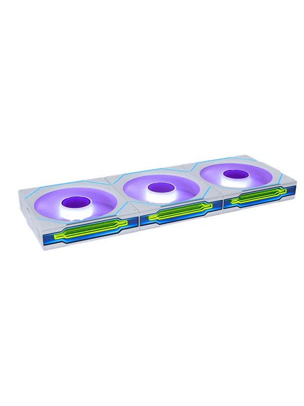 Lian Li UNI FAN SL INF Wireless 3 pack White - 120mm - Kabinettvifte - 120mm - Hvit med RGB-lys - 30 dBA