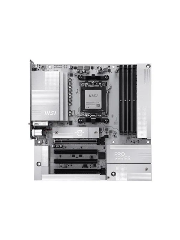 MSI PRO B850M-A WIFI PZ - motherboard - micro ATX - Socket AM5 - AMD B850 Hovedkort - AMD B850 - AMD AM5 socket - DDR5 RAM - Micro-ATX
