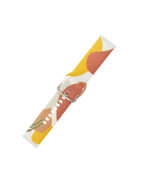 Hurtel Strap Moro for Samsung Galaxy Watch 45 / 46 / 47 mm Silicone Bracelet Watch Band - Pattern 7