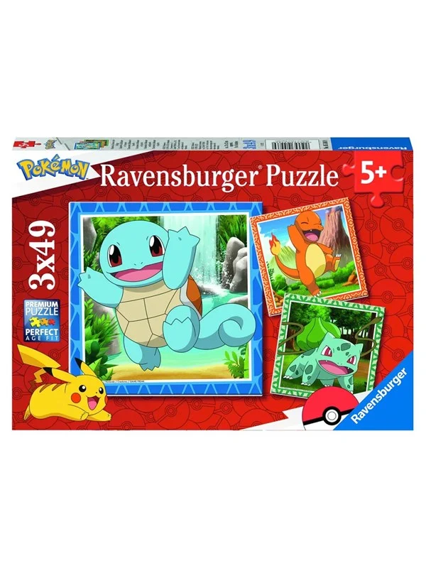 Ravensburger Pokemon 3x 49pcs