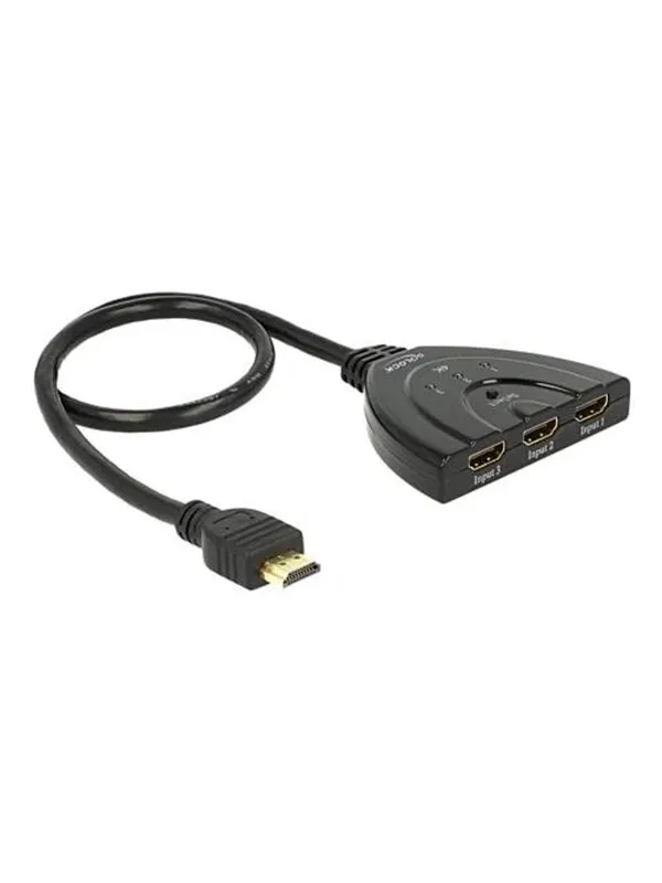 DeLOCK HDMI UHD Switch 3 x HDMI in > 1 x HDMI out 4K