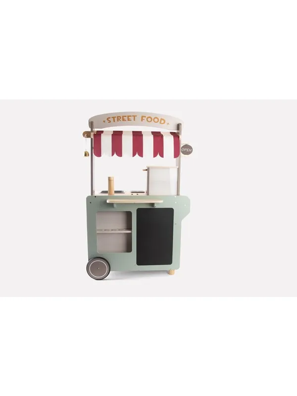 Dantoy Street Food Cart wood with ccessories