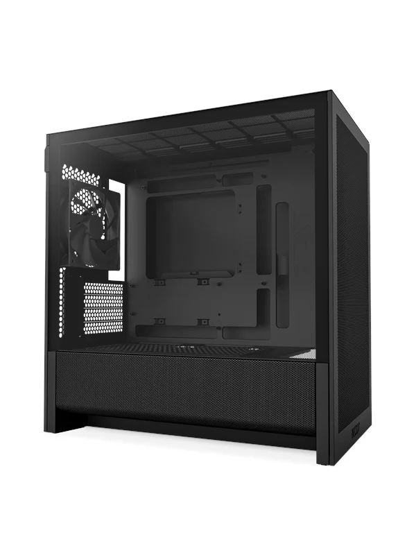 NZXT H3 Flow (2025) - All Black - Kabinett - Miditower - Svart