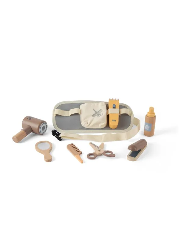 Dantoy Barber set wood in giftbox 8 pcs