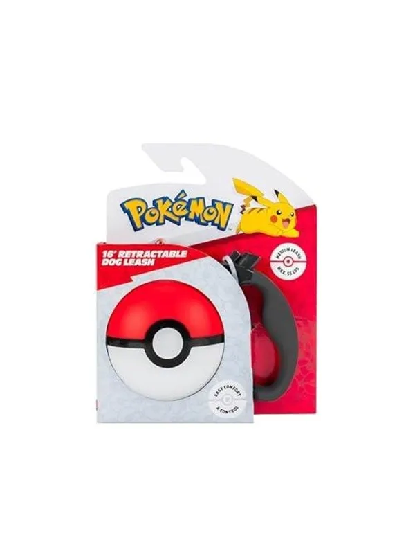 Pokemon Pokeball Retractable Dog Leash