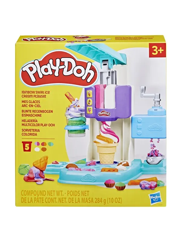 Play-Doh Rainbow Swirl Ice Cream Playset