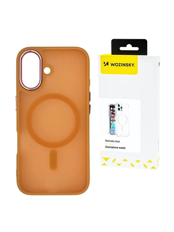 Wozinsky Fashion Case with MagSafe for Samsung Galaxy S24 FE - Orange