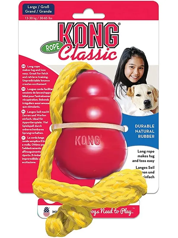 KONG Kong Classic w/rope Large