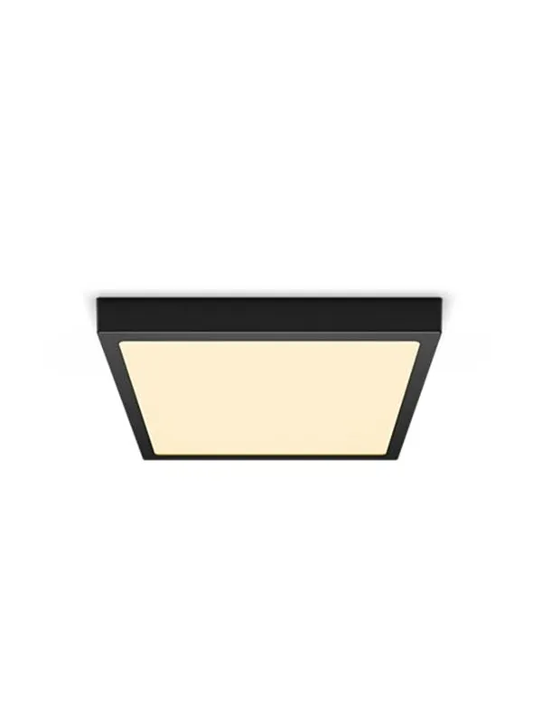 Philips Magneos plafond, firkantet, LED 2700K, sort
