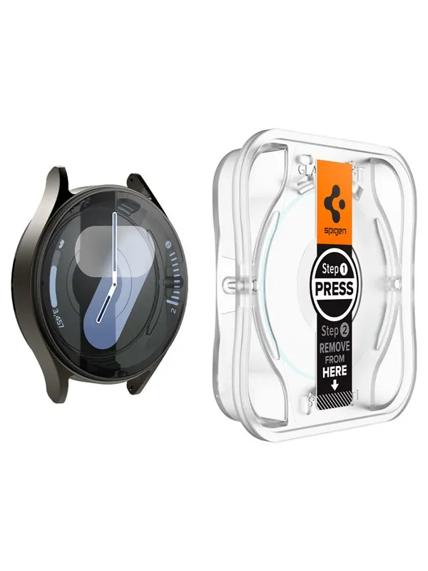 Spigen Glass tR EZ Fit 2 Pack  - transparency - Samsung Galaxy Watch7 (44mm)