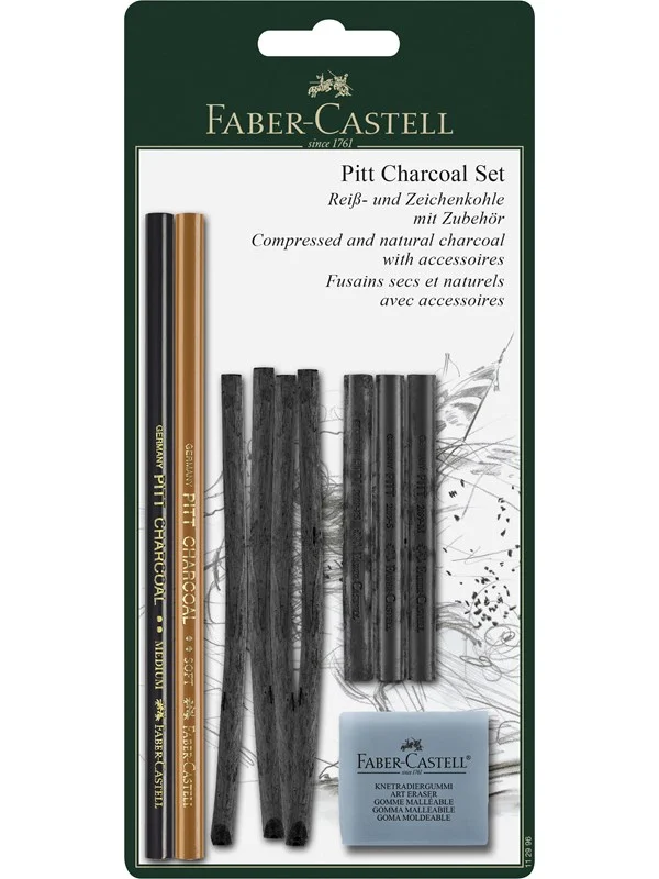 Faber-Castell Set Pitt Charcoal BC