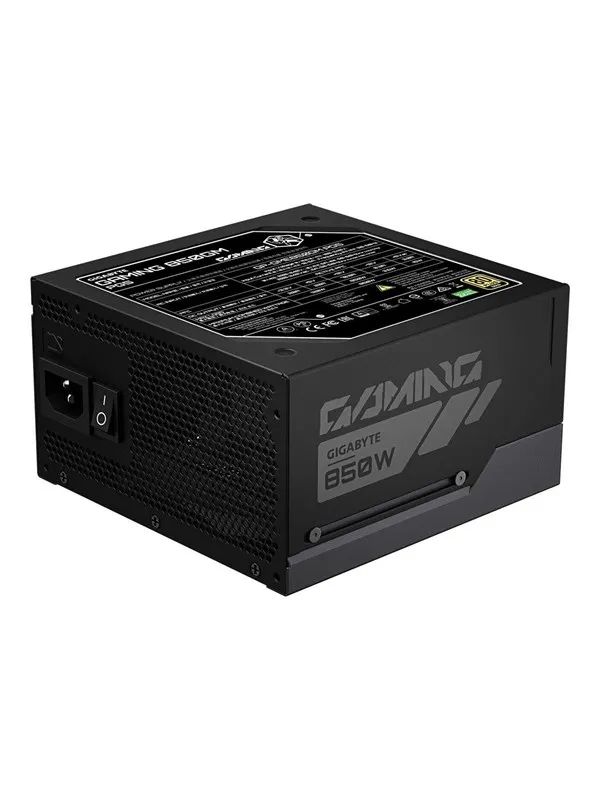 GIGABYTE GAMING 850GM PG5 Strømforsyning (PSU) - 850 Watt - 135 mm - ATX - 80 Plus Gold sertifisert