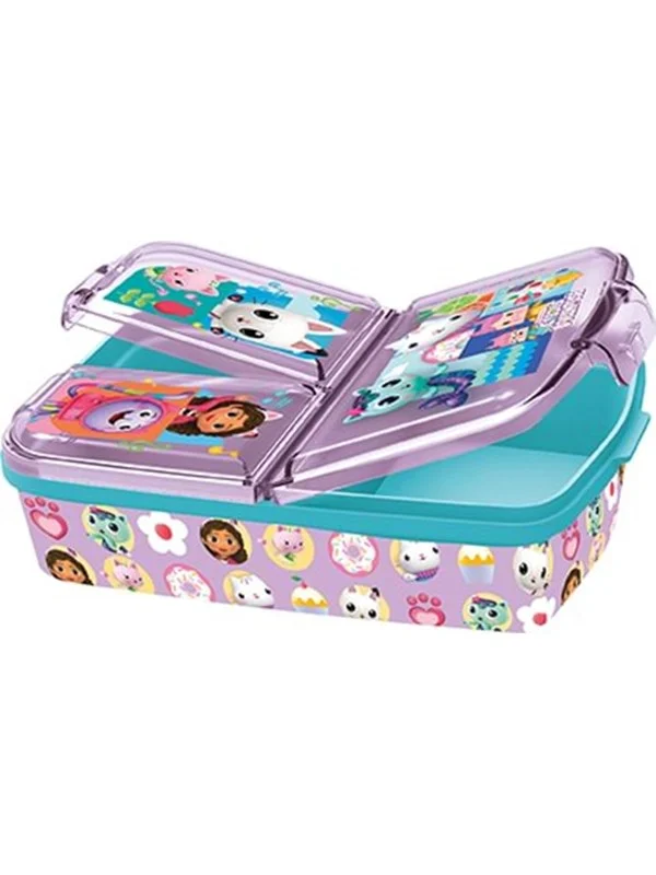 Euromic GABBY'S DOLLHOUSE multi compartm sandwich box NEW
