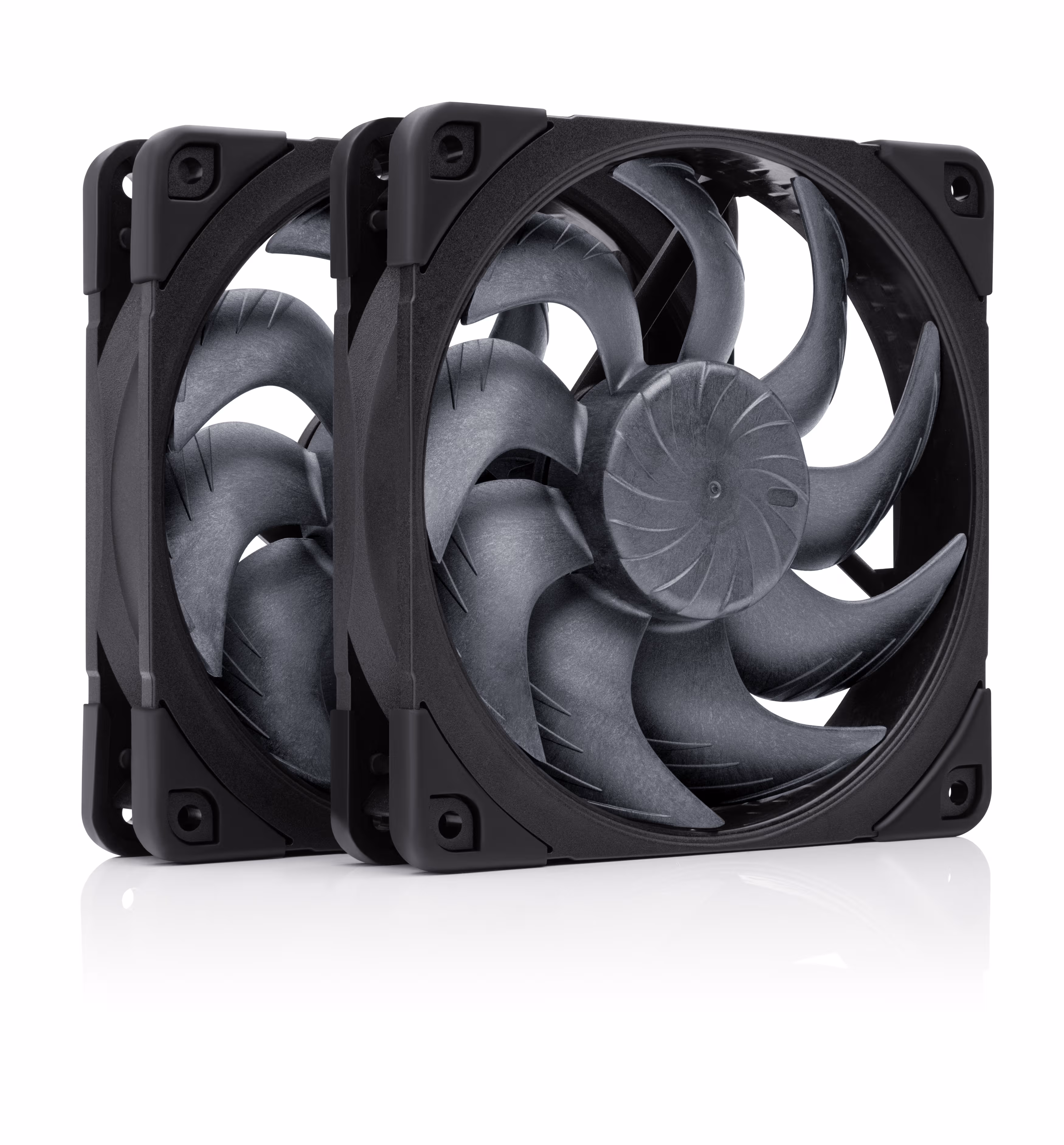 Noctua NF-A12x25 G2 PWM Sx2-PP chromax.black - Kabinettvifte - 120mm - Svart - 22 dBA
