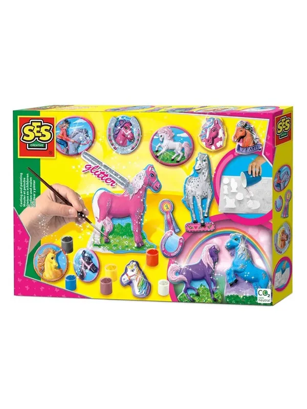 SES Creative Plaster Casting and Painting - Horses