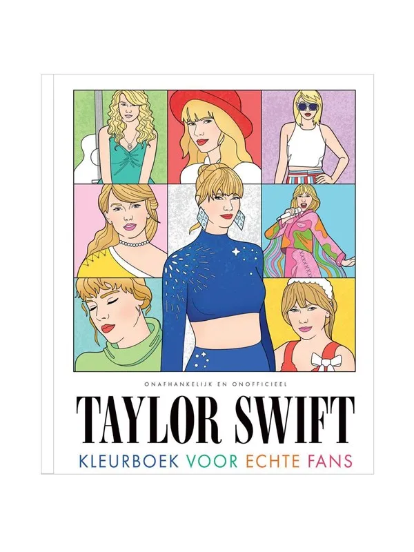 Deltas Taylor Swift coloring book for real fans