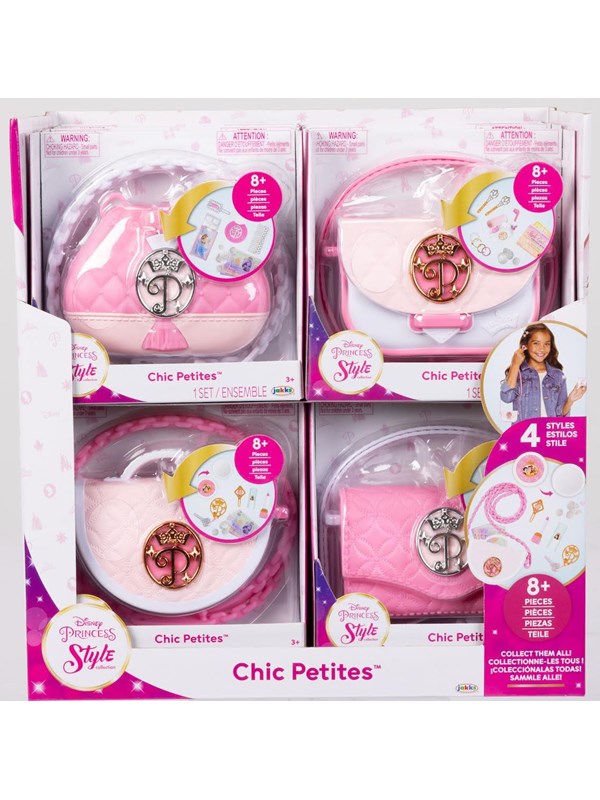 Jakks DISNEY PRINCESS Chic Petites 4 asst. CDU