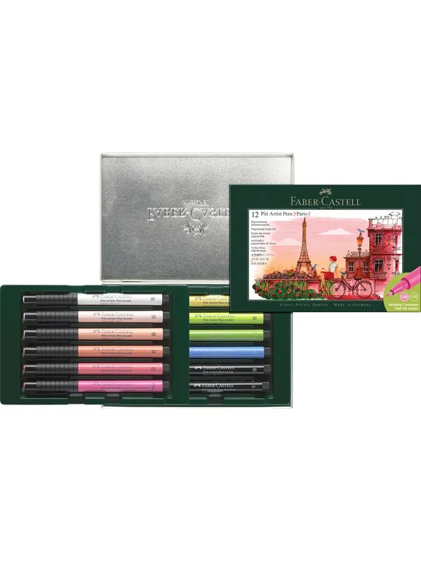 Faber-Castell India ink Pitt Artist Pen set Paris