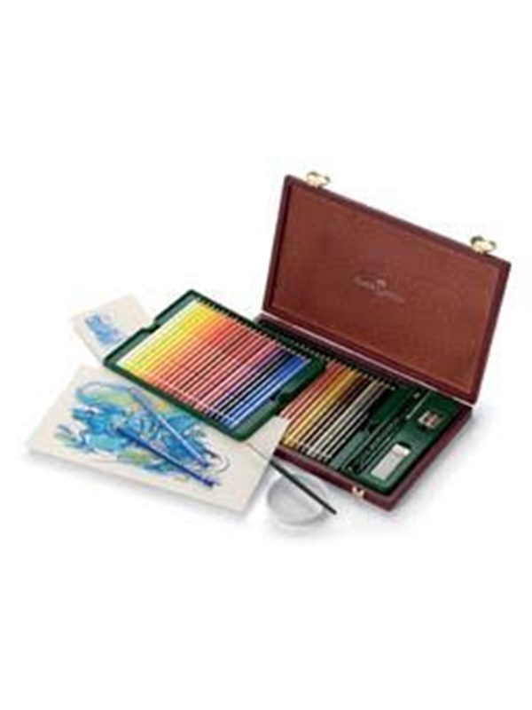 Faber-Castell Albrecht Durer Watercolor Pencils Wood Case of 48 Accessories